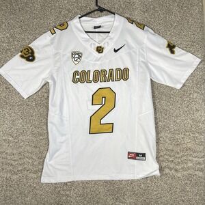 Nike Colorado Buffaloes Shedeur Sanders Jersey White Mens Medium Nike Team